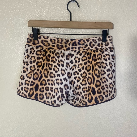Niyama Sol NWT Yoga Workout Drawstring Sport Shorts Cheetah Animal Print XS - Picture 5 of 7